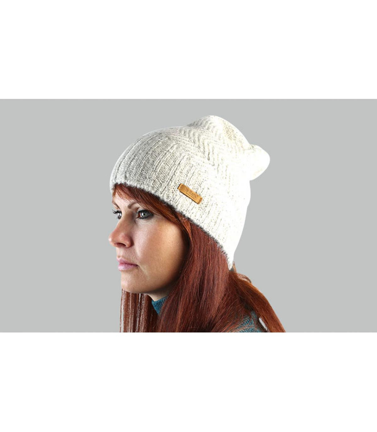 gorro largo beis Barts Cecilia Beanie cream